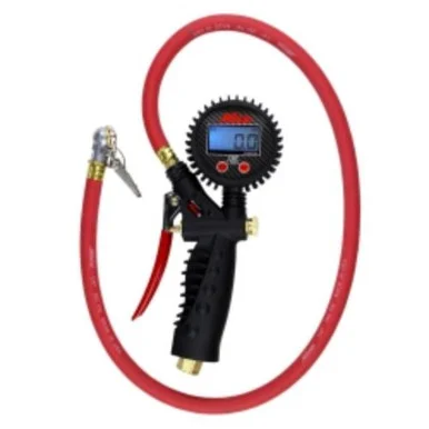Milton Industries 573D Digital Inflator Gauge With Ball Foot Air Chuck Clip