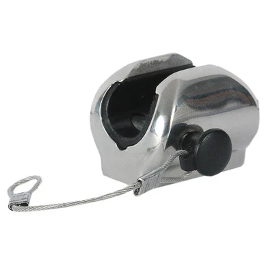 Taco Marine F13-0241/244BN-1 Taco Flat Deck Hinge W/pin & Lanyard - Fits 7/8" Tube F130241/244BN1