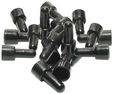 Audiopipe CC2214B Black Crimp Caps 14-22 Ga Long Barrel; Natural; Nippon 100 Pk*tmcc214n*