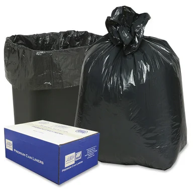 Webster Opaque Linear Low-density Can Liners - 16 Gal - Low Density - 500/carton - Black (243115b)
