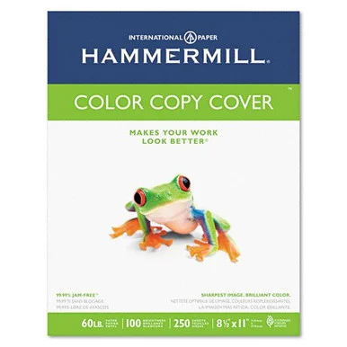 Hammermill 12254-9 Color Copy Cover Paper - Letter - 8.5" X 11" - 60lb - Ultra Smooth - 250 X Sheet - White (ham122549)