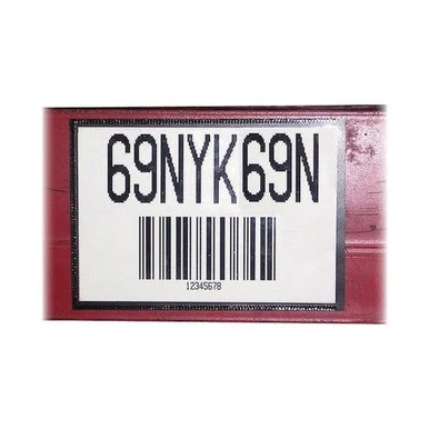Tatco Magnetic Label Holder - 3.4" X 5.4" - Vinyl - 10 / Pack - Black (TCO29300)
