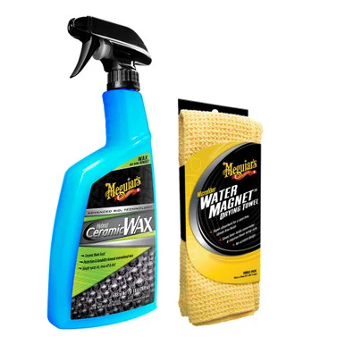 Meguiars G190526-X2000KIT Meguiar's Hybrid Ceramic Wax W/water Magnet Microfiber Drying Towel - 22" X 30"