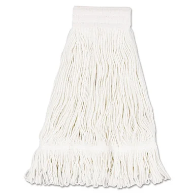 Boardwalk 524C Mop Head, Pro Loop Web/tailband, Premium Saddleback Head, Ctn, 24-oz., Wh, 12/ct