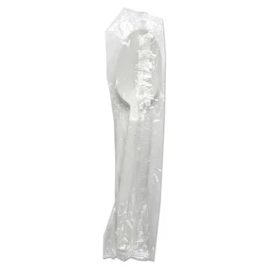 Boardwalk TSHWPPWIW Heavyweight Wrapped Polypropylene Cutlery, Teaspoon, White, 1000/carton