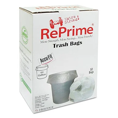 Heritage RePrime AccuFit 44-gal Can Liners (h7450tcrc1ct)