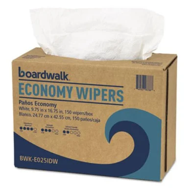 Boardwalk BWKE025IDW Scrim Wipers, 4-ply, White, 9 3/4 X 16 3/4, 900/carton