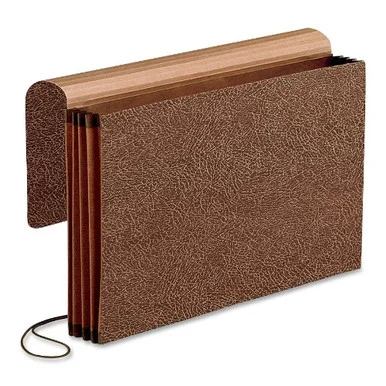 Pendaflex Premium Reinforced Wallet - 10" X 15" - 5.25" Expansion - Red Fiber - Red - 1 Each (ESS60575)