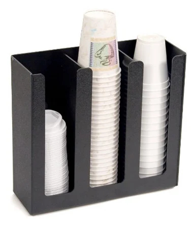 Vertiflex Cup Holder - 11.8" X 12.8" X 4.5" - 1 Each Each - Black (VFPC1000)