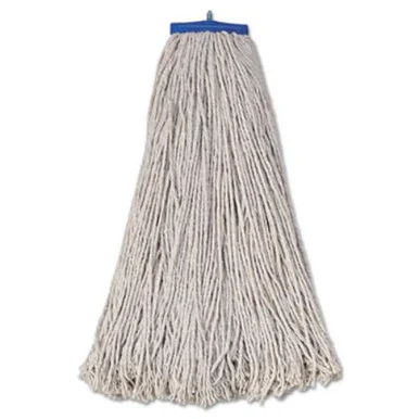 Boardwalk 732C Mop Head, Economical Lie-flat Head, Cotton Fiber, 32oz, White, 12/carton