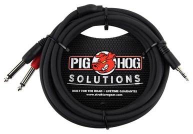 Pig Hog PBS3R03 3ft Stereo Breakout Cable