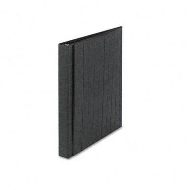 Cardinal Easel Ring Binder, Horizontal - Letter - 8.50" X 11" - 225 Sheet Capacity - 3 X Round Ring Fastener - 1" Binder Fastener Capacity - Vinyl - Black - 1 Each (CRD09260)