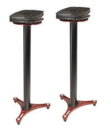 Ultimate Support Systems MS100R Studio Monitor Stand Red Pair