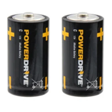 Powerdrive LR14 Power Drive Alkaline C 2pk