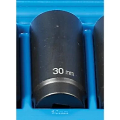 Grey Pneumatic 2130MD 1/2" Drive 12 Point Deep Metric Impact Socket 30mm