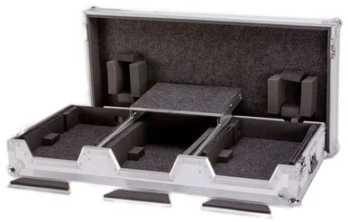 Deejay LED TBHCDJDJMLTWH Case For 2 Cdj 1 Djm Wheels Lt