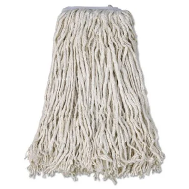 Boardwalk CM02032S Cotton Mop Head, Cut-end, #32, White, 12/carton