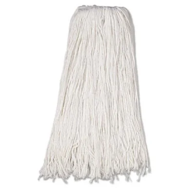 Boardwalk 232R Mop Head, Premium Standard Head, Rayon Fiber, 32oz, White, 12/carton