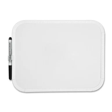 Sparco Dry Eraseboard - 11" Width X 8.50" Height - White Melamine Surface - White Plastic Frame - Film - 1 Each (SPR75620)