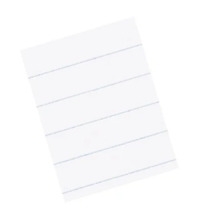 Pacon Ruled 3-hole Punched Composition Paper - Ruled - 8" X 10.50" - 500 / Pack - White Paper (2433)