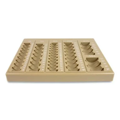 ControlTek 6-Denomination Self Counting Loose Coin Tray (500025)