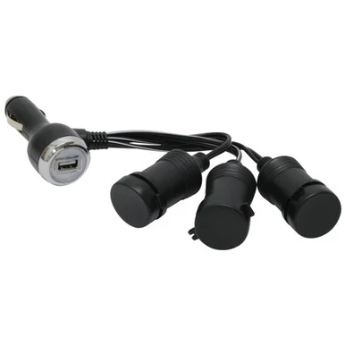 Roadpro 12v RPPSP211USB 4 Way 12volt/usb Access Adaptor