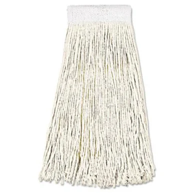Boardwalk 324C Mop Head, Premium Saddleback Head, Cotton Fiber, 24oz, White, 12/carton