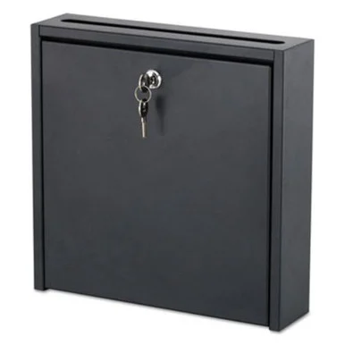 Safco 12 x 12" Wall-Mounted Inter-department Mailbox with Lock (4258bl)