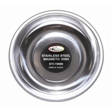 K Tool International KTI-70999 5-3/4" Stainless Steel Magnetic Dish And Parts Tray