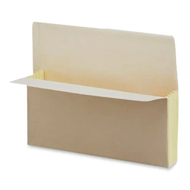 Pendaflex End-tab Expanding File Pocket - Letter - 8.50" X 11" - 3.50" Expansion - Manila - 25 / Box (ESS12812)