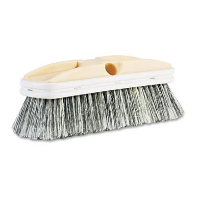 Boardwalk 8410 Polystyrene Vehicle Brush W/vinyl Bumper, 2 1/2" Brush, 10" Handle
