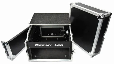 Deejay LED TBHM4ULT 4 Space Amp Rack With Laptop