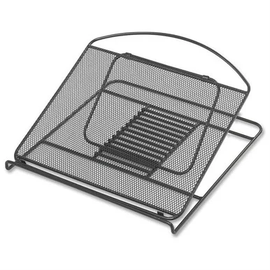 Safco Onyx Mesh Laptop Stand - Steel - Black (2161BL)