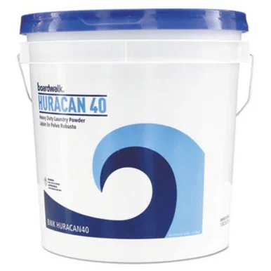 Boardwalk HURACAN40 Low Suds Laundry Detergent, Economical, Powder, Fresh Lemon Scent, 40lb Pail