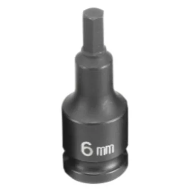 Grey Pneumatic 1906M 3/8" Drive Metric Hex Driver Impact Socket 6mm