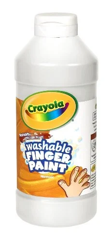 Crayola Finger Activity Paint - 16 Fl Oz - 1bottle - White (551316053)