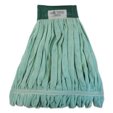 Boardwalk BWKMWTLGCT Microfiber Looped-end Wet Mop Head, Large, Green, 12/carton