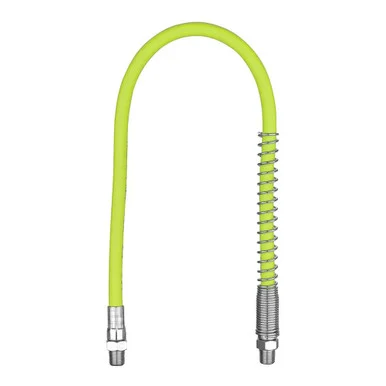 Legacy Manufacturing L2955FZSP Flexzilla Grease Hose 1/8" X 18" 1/8" Mnpt Ends Spring Guard
