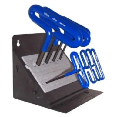 Eklind Tool Company 56168 8 Piece 6" Cusion Grip Hex T-key Set With Stand