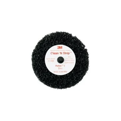 3m 07466 Scotch Brite Clean And Strip Black Disc 4" X 1/2"