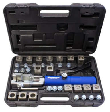 Mastercool 71485-PRC Universal Hydraulic Flaring Tool Set W/ Gm Transmission Cooling Line Dies And Adapters 72485PRC