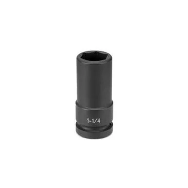 Grey Pneumatic 4040DT 1" Drive Extra Deep Thin Wall Impact Socket - 1-1/4"
