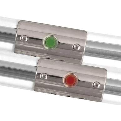 Taco Metals F38-6602-1 Taco Rub Rail Mounted Navigation Lights For Boats Up To 30' - Port & Starboard Included