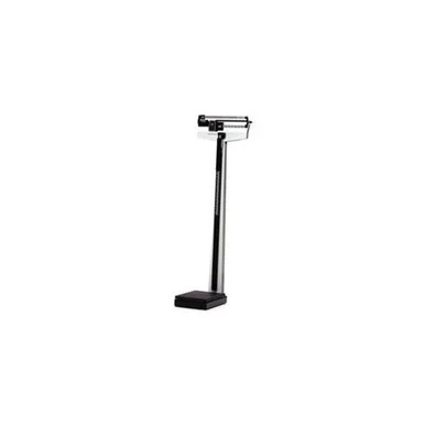 Health O Meter Dual-reading Beam Scale - 500 Lb / 200 Kg Maximum Weight Capacity - 84" Maximum Height Measurement - Steel - Black, Silver (402KL)
