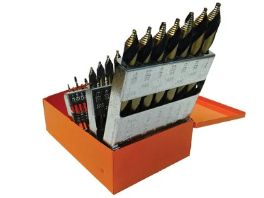 KnKut Performance 29KK10 Knkut Knkut 29 Piece Mechanics Length Step Point Drill Bit Set 1/16"-1/2" By 64ths