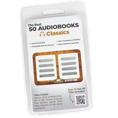 Instant Libraries CLAUIL011 50 Classic Audio Books Collection - E-Go! Libray