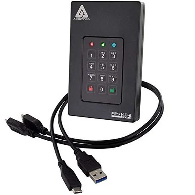 Apricorn Aegis Fortress 4 TB Hard Drive - External (afl3-4tb)