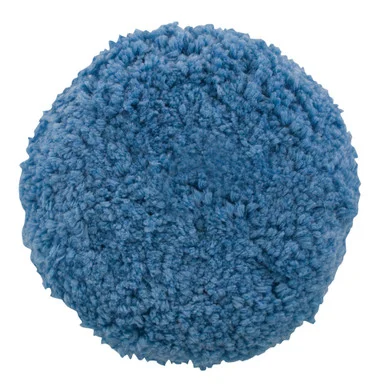 Presta Car Care 890164 Presta Blue Blended Wool Medium Cutting Pad - 9" Screw-on Pad