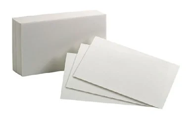 Oxford Blank Index Cards - Plain - 3" X 5" - White Paper - 300 / Pack (oxf-10013)
