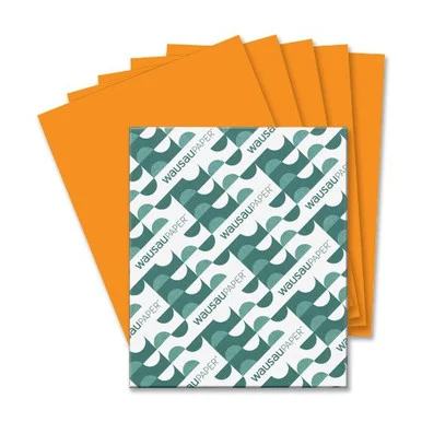 Astrobrights Colored Paper - Letter - 8.50" X 11" - 24 Lb - Smooth - 500 / Ream - Orange (WAU22651)